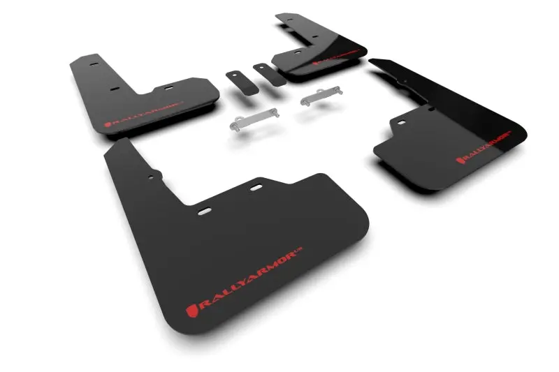 Rally Armor 22-26 Subaru Wrx Black Ur Mud Flap W/Red Logo 1