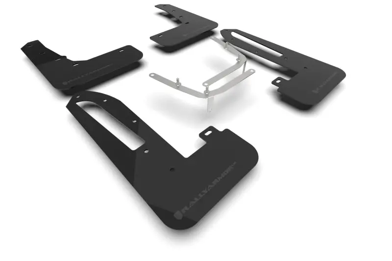 Rally Armor 23-26 Honda Civic Type R Black Mud Flap Grey Logo 1