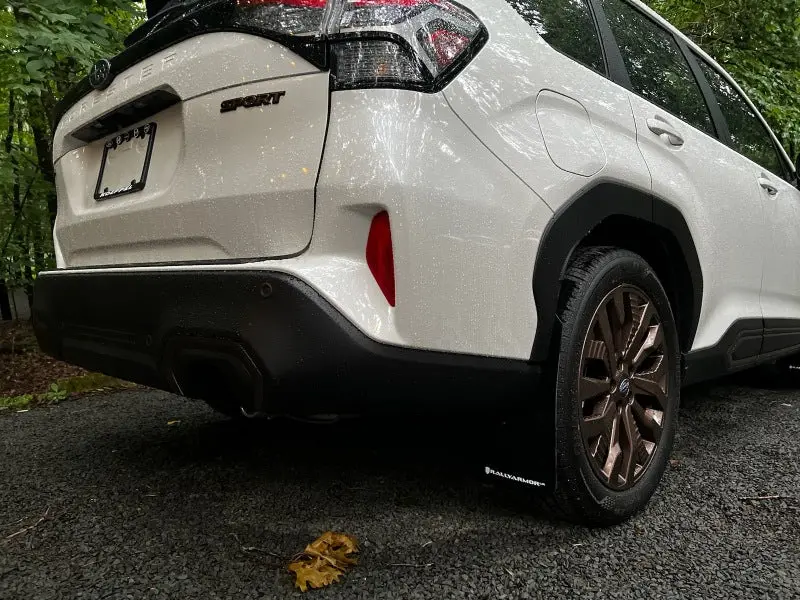Rally Armor 25-26 Subaru Forester &Amp; Hybrid Black Ur Mud Flap W/Grey Logo 2