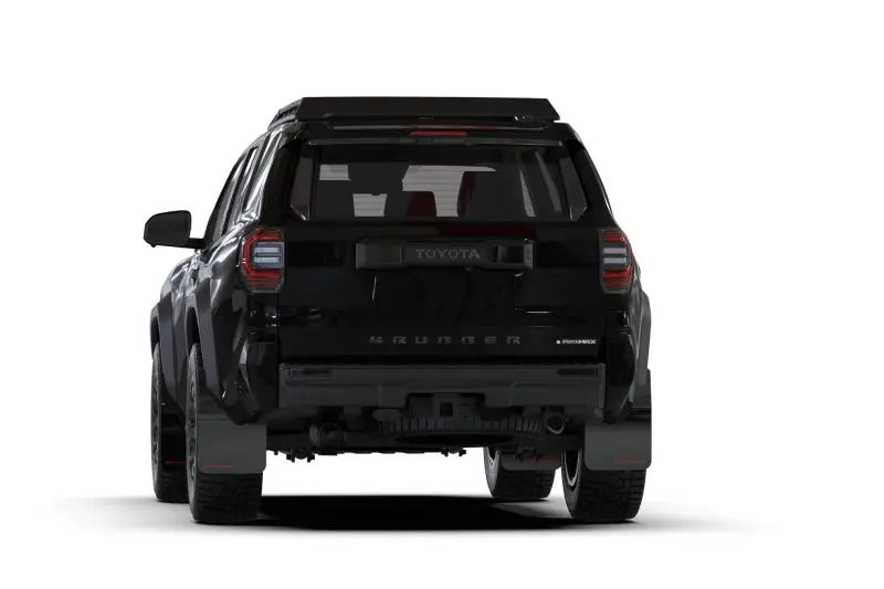 Rally Armor 25-26 Toyota 4Runner Black Ur Mud Flap W/ Red Logo 2