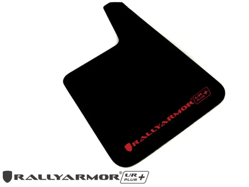 Rally Armor Universal Fit (No Hardware) Ur Plus Black Ur Mud Flap W/ Grey Logo 2