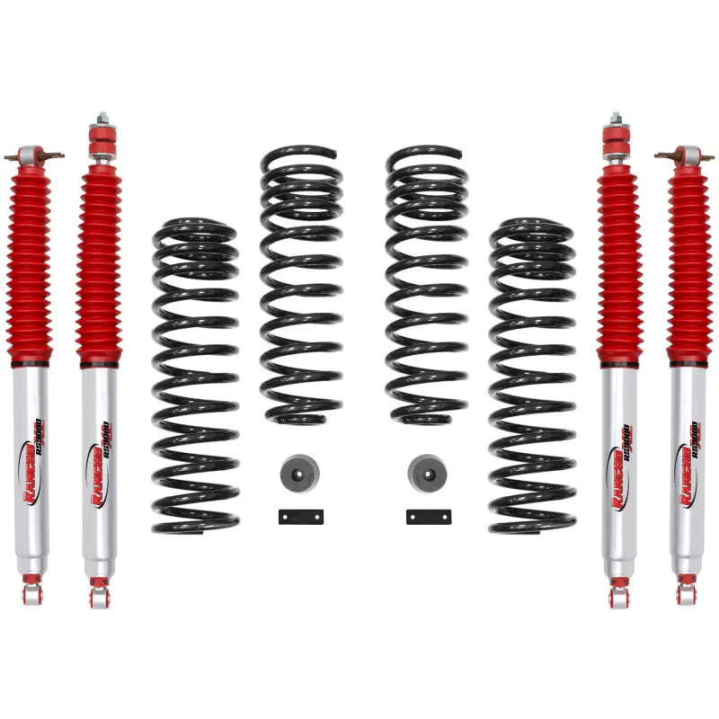 Rancho Front&Rear Suspension Sys-Master Part Num/One Box For 07-17 Jeep Wrangler 1