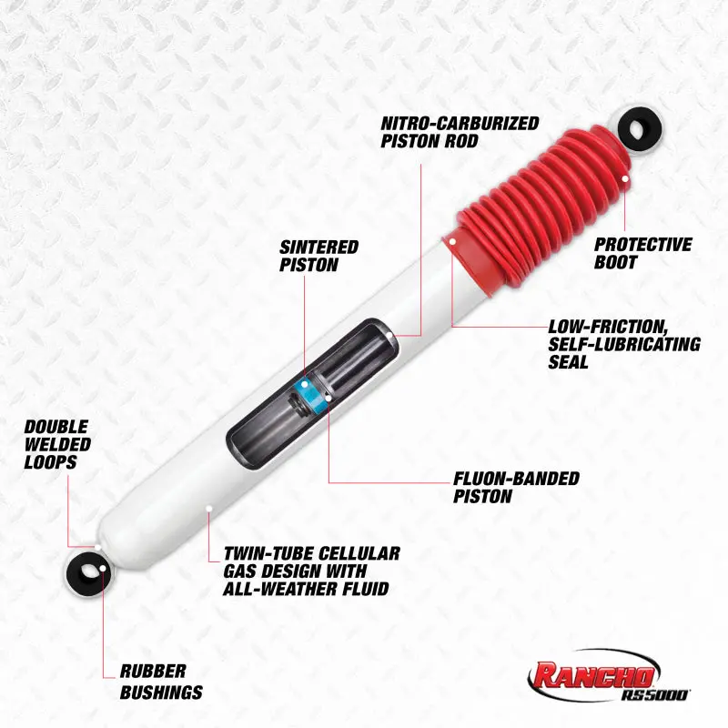 Rancho Rs5000 Steering Stabilizer For 92-94 Chevrolet Blazer-Full Size Front 2