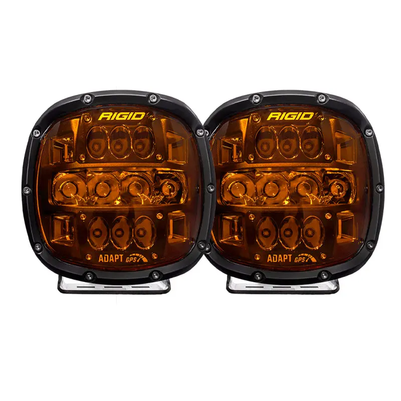Rigid Industries Adapt Xp W/ Amber Pro Lens (Pair) 2
