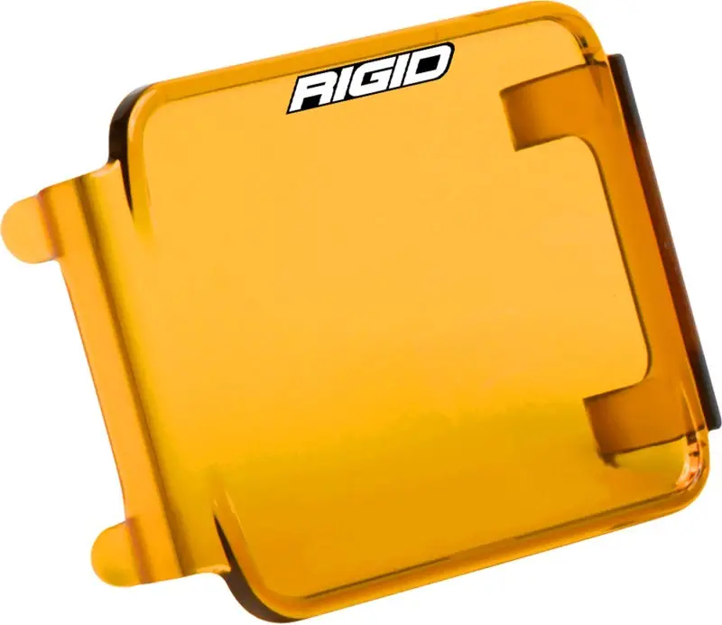 Rigid Industries Protective Polycarbonate Cover - Dually/D2 - Yellow 1