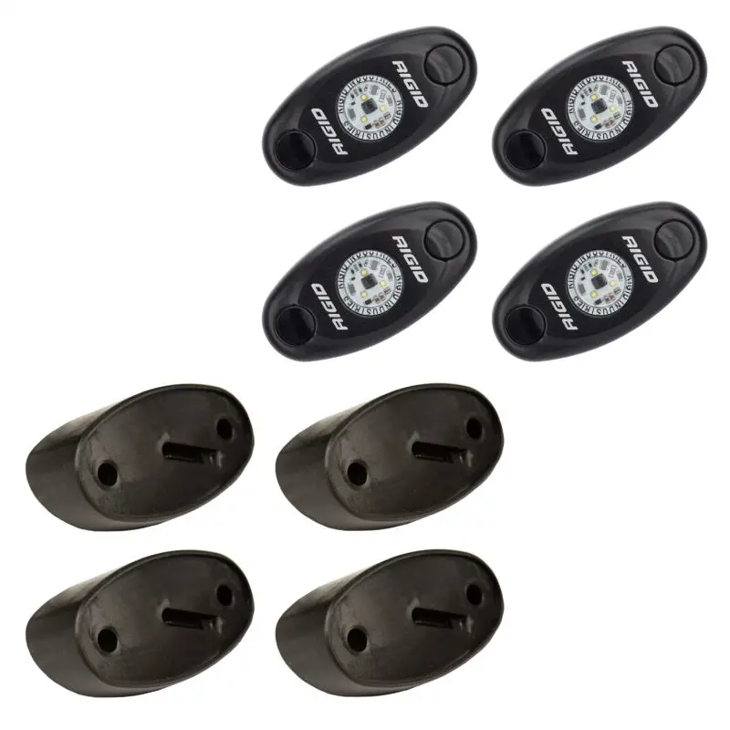 Rigid Industries Rock Light Kit- Blue (4 Lights) 1