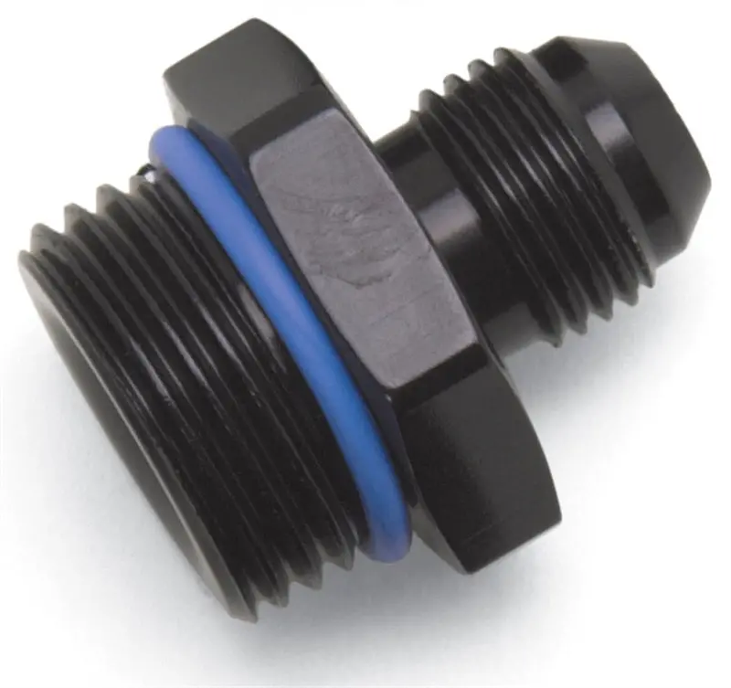 Russell Performance -10 An Male Flare To -8 Sae Male Port Adapter Fitting - Black Anodized 1