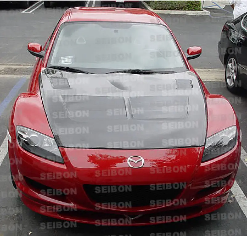 Seibon 04-08 Mazda Rx8 Tsii Carbon Fiber Hood 2