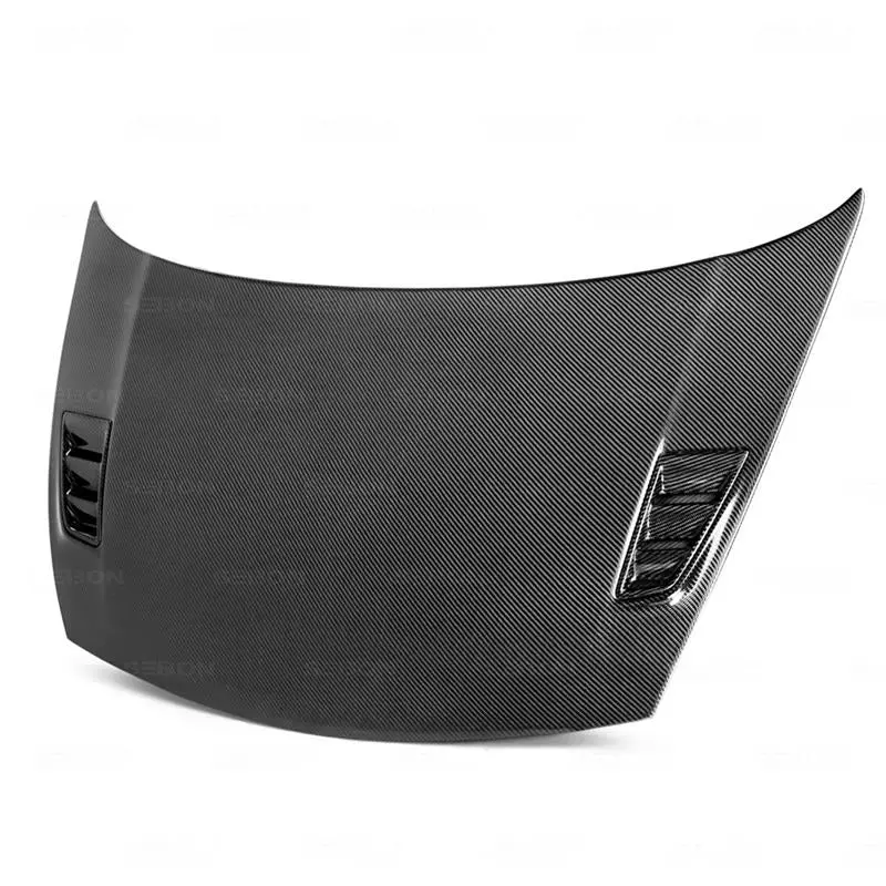 Seibon 06-10 Honda Civic 4 Door Jdm / Acura Csx (Fd1/2/3/5) Mg Ii Carbon Fiber Hood 2