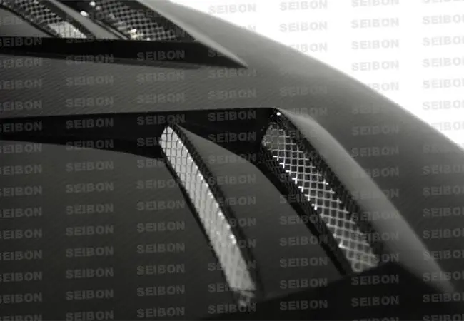 Seibon 08-09 Mitsubishi Lancer (Cya4/5A) Dv Style Carbon Fiber Hood 1