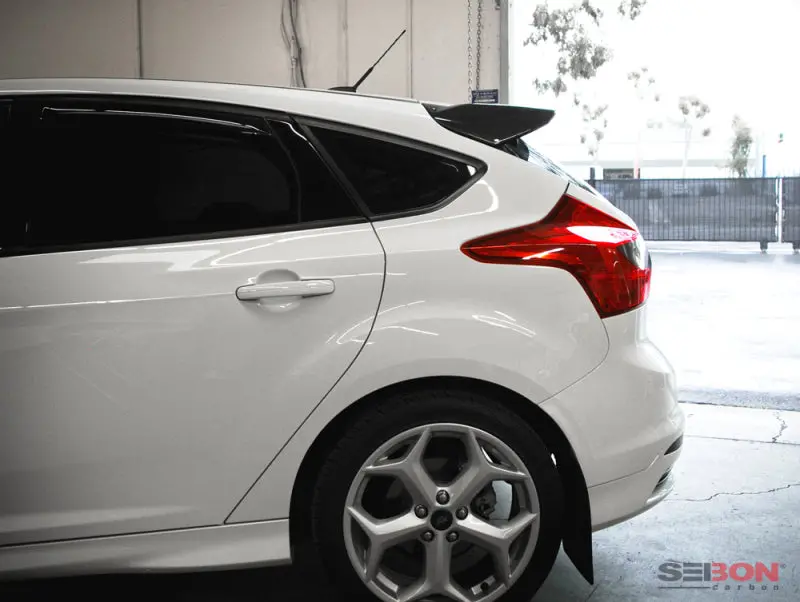 Seibon 12-13 Ford Focus Oem Style Carbon Fiber Rear Spoiler 1