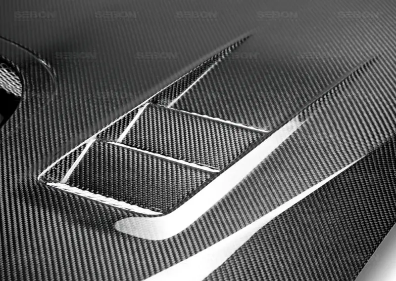Seibon 2015 Subaru Impreza Wrx/Sti Cw Style Carbon Fiber Hood 2