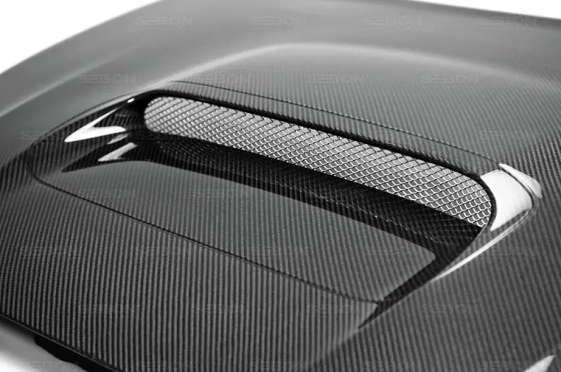 Seibon 2015 Subaru Wrx/Sti Oem Style Carbon Fiber Hood 2