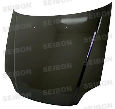 Seibon 99-00 Honda Civic Oem Carbon Fiber Hood 1