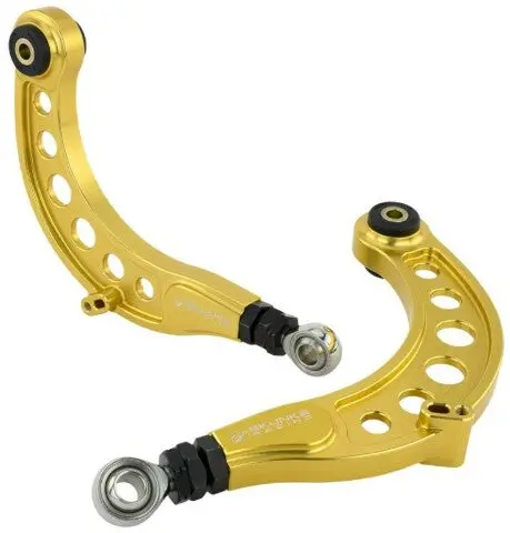 Skunk2 Pro Series 16-20 Honda Civic Gold Anodized Rear Camber Kit 1