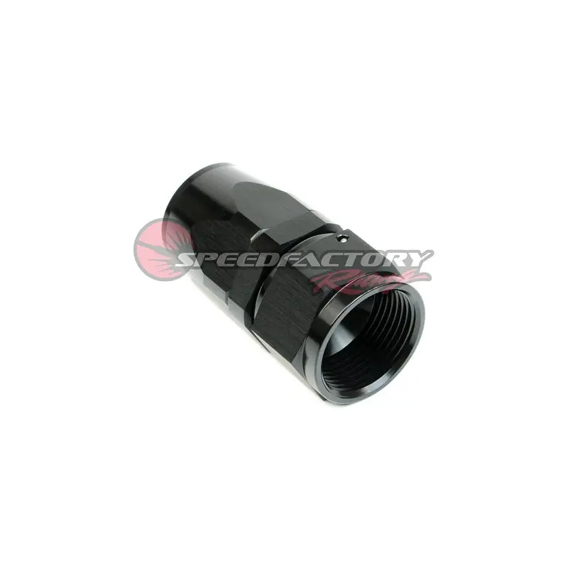 Speedfactory -10An Straight Black Hose End Fitting | Lightweight Aluminum 1
