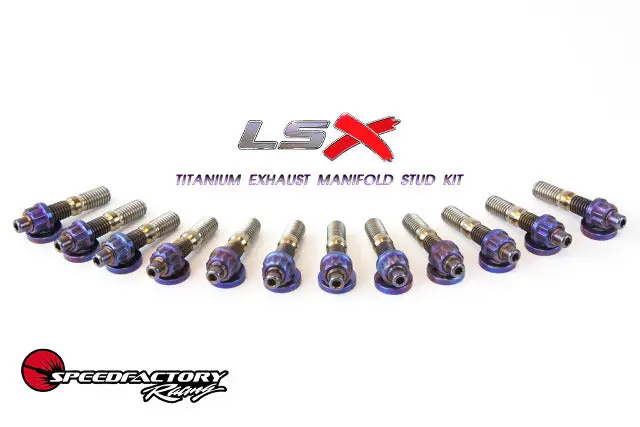 Speedfactory Titanium Exhaust Manifold Stud Kit For Chevrolet/Gm Lsx 2