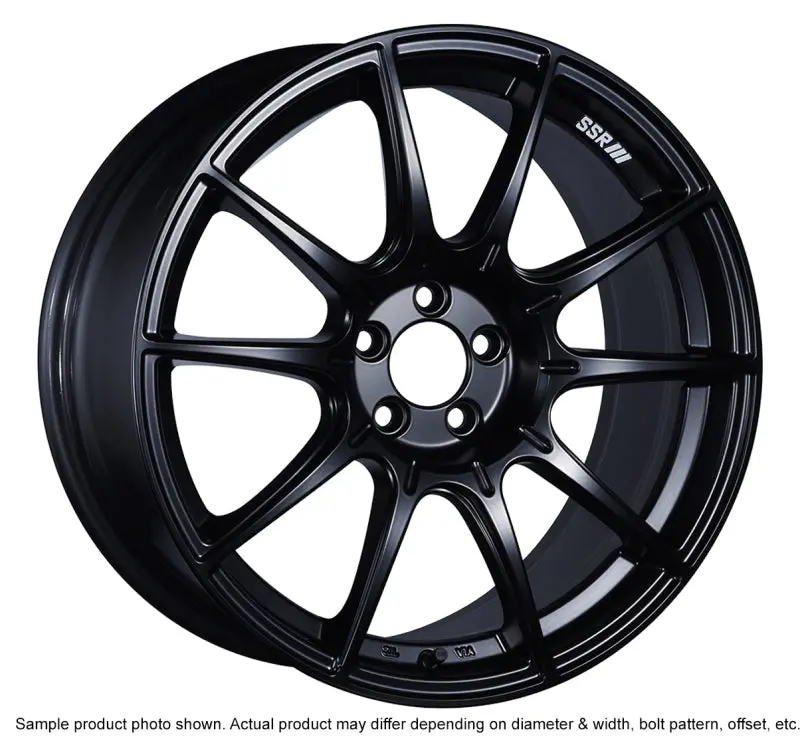 Ssr Gtx01 19X9.5 5X120 38Mm Offset Flat Black Wheel 1