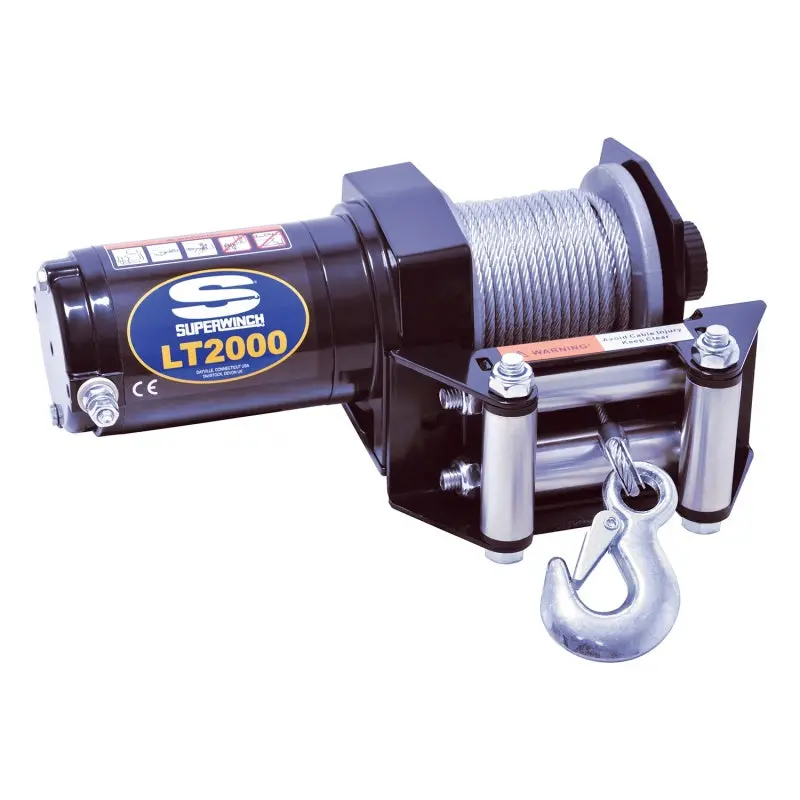 Superwinch 2000 Lbs 12V Dc 5/32In X 49Ft Steel Rope Lt2000 Winch 1