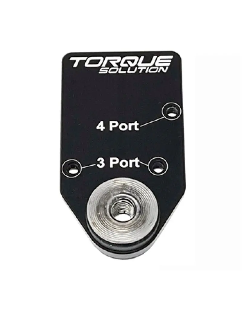 Torque Solution Billet Mac Valve Mount Bracket - For 3/4 Port Mac Solenoid Valves 1
