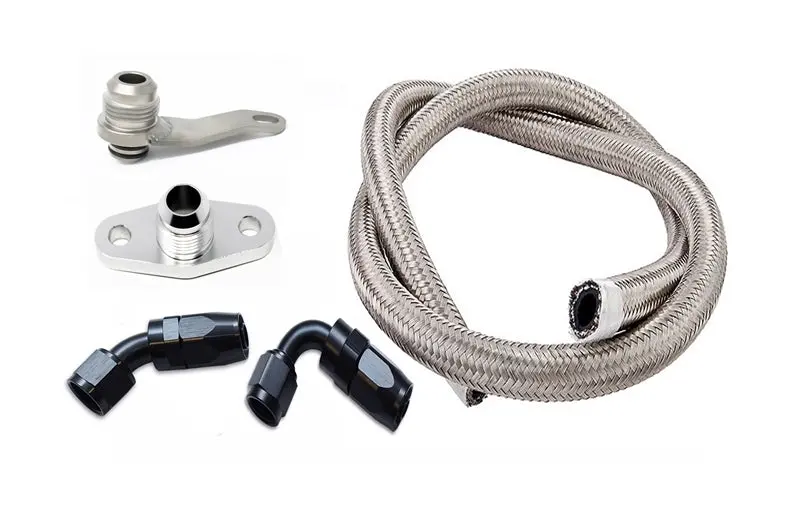 Torque Solution Subaru Ej -10An Turbo Oil Return Line Kit 1
