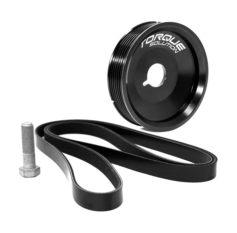 Torque Solution Underdrive Crank Pulley Kit Porsche Boxster/Cayman/996/997 W/Ac (Excl Turbo Engines) 1