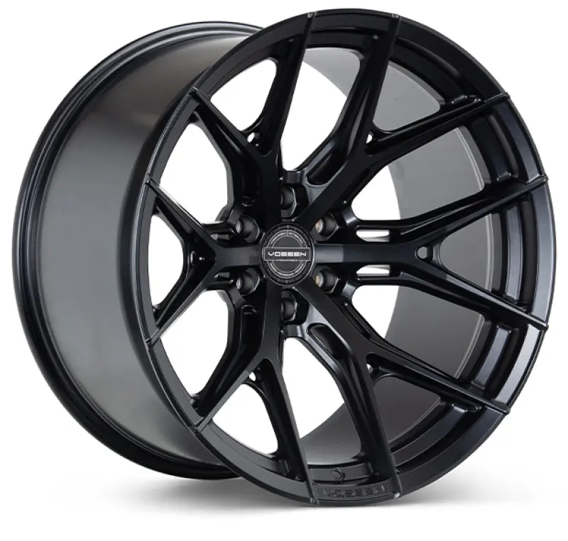 Vossen Hf6-4 20X10 / 6X139.7 / Et-18 / Super Deep Face / 106.1 - Satin Black Wheel 1