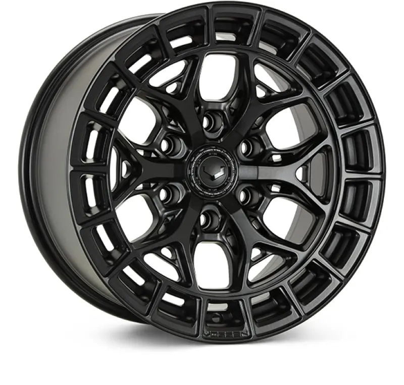 Vossen Hfx-6 22X9.5 - 6X135 - Et20 - Deep - 87.1 - Satin Black Wheel 1