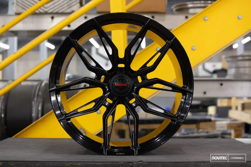 Vossen X Novitec Nf11 22X12in - 5X114.3 Bp - Et33 - Gloss Black Ferrari 488 / F8 Rear Wheel 1