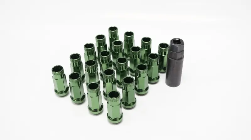 Wheel Mate 12X1.50 48Mm Muteki Sr48 Dark Green Open End Lug Nuts 1
