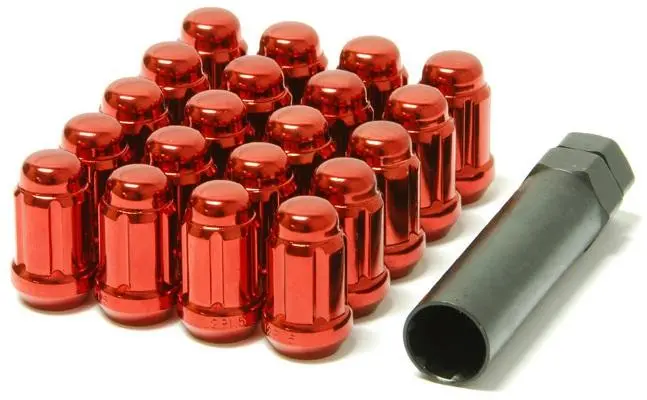 Wheel Mate Muteki Closed End Lug Nuts - Red 12X1.50 1