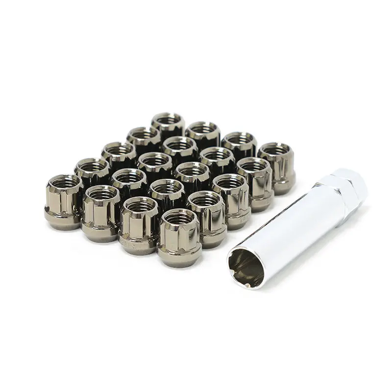 Wheel Mate Muteki Open End Lug Nuts - Titanium 12X1.50 1