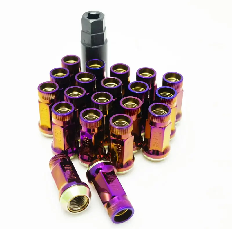 Wheel Mate Muteki Sr45r Lug Nut Kit 12X1.25 - Burned Titan 1