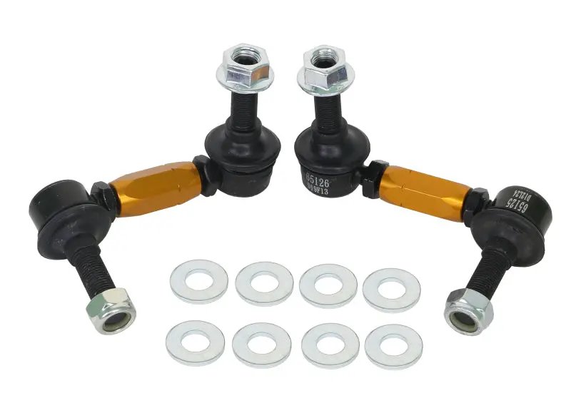 Whiteline 03+ Nissan 350Z Z33 / 07-08 Infiniti G35 (Exc Awd) Fr Swaybar-Link Assy Hd Adj Steel Ball 2
