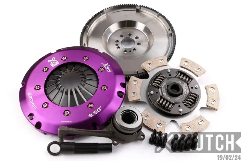 Xclutch 08-09 Audi A3 Sportback 2.0L Stage 2R Extra Hd Sprung Ceramic Clutch Kit 1