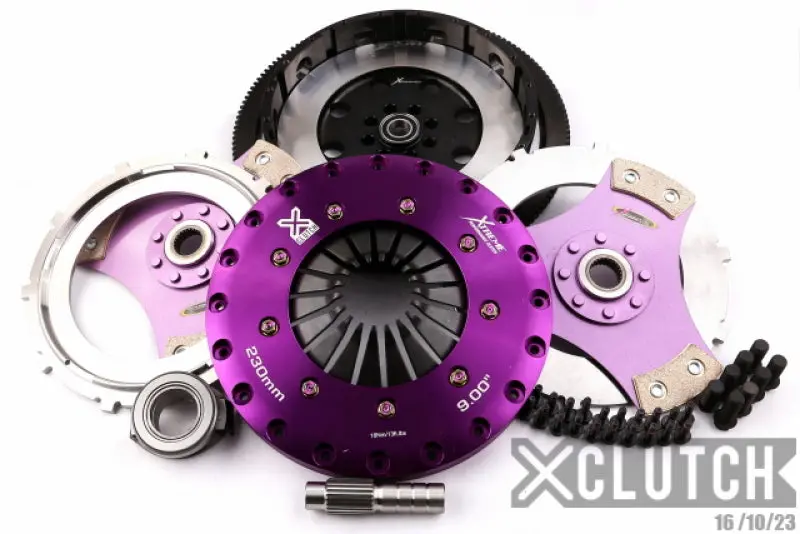 Xclutch 17-21 Honda Civic Type R 2.0L 9In Twin Solid Ceramic Clutch Kit 1