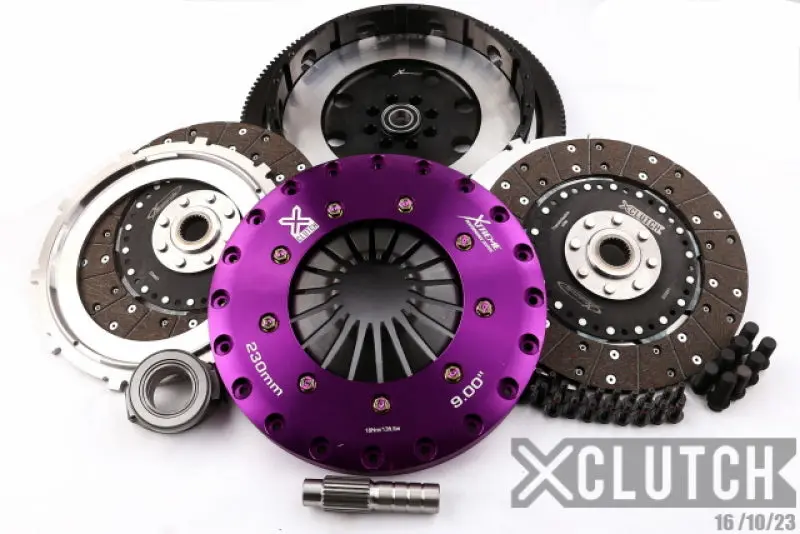 Xclutch 17-21 Honda Civic Type R 2.0L 9In Twin Solid Organic Clutch Kit 1