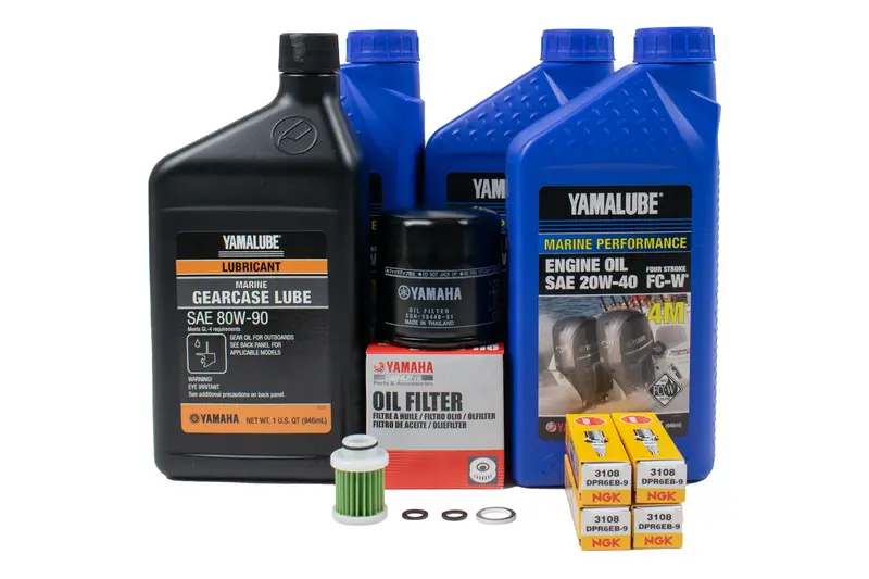 Yamaha F40 100 Hour Outboard Service Kit - 2009-2021 2