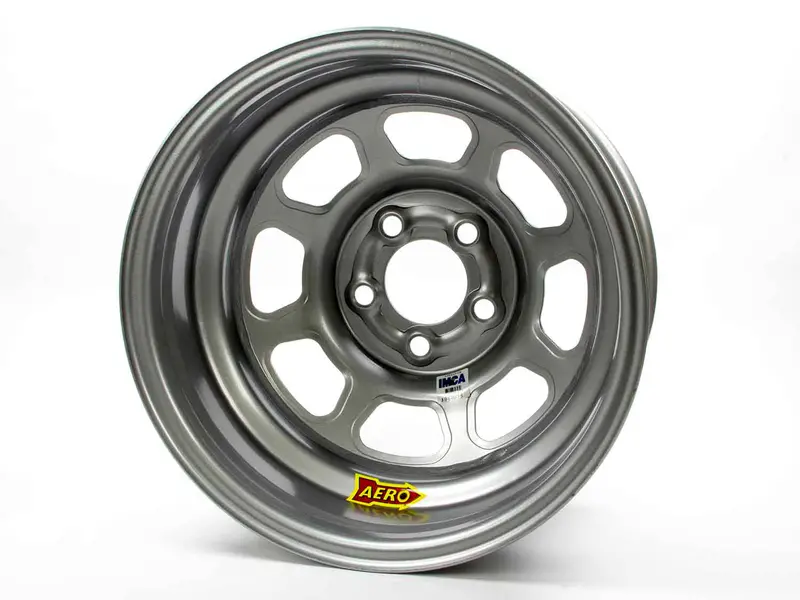 Aero Race 52-085010 15X8 Silver Alloy Wheel – 1-Inch Backspace, 5.00-Inch Bolt Pattern 1