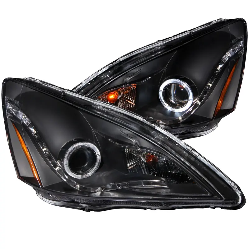 Anzo Usa Projector Headlight Set – Halo Ring Design With Precision Optics 1