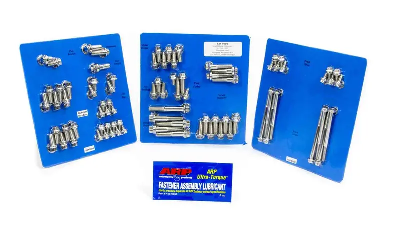 Arp 534-9502 Small Block Chevy Stainless Steel Engine Fastener Kit – 12-Point Socket Head Bolts 1