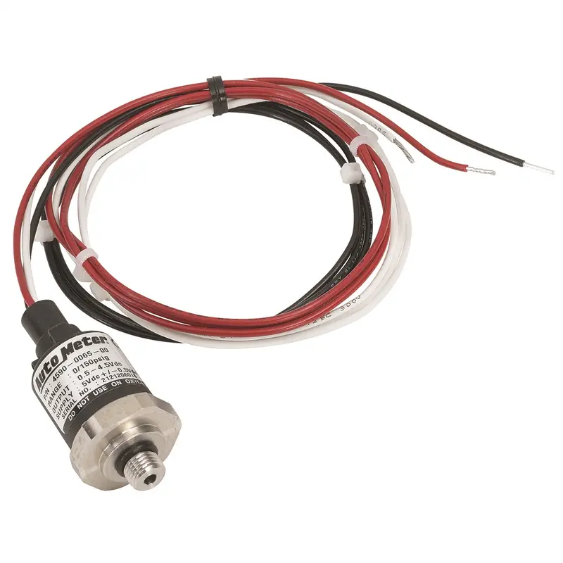 Autometer P13124 Spek-Pro Pressure Sensor – 0–150 Psi, 3/8″-24 Npt, Ashcroft-Compatible 1