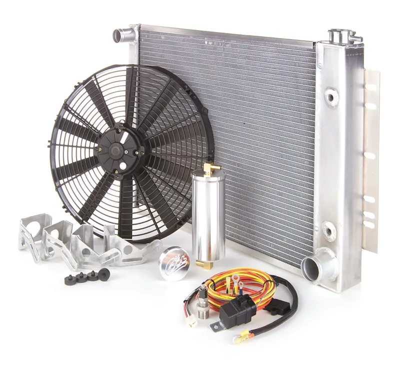Be Cool 81101 Downflow Radiator Module – Polished Finish, Direct Fit For 1958 Chevrolet Bel Air/Impala 1