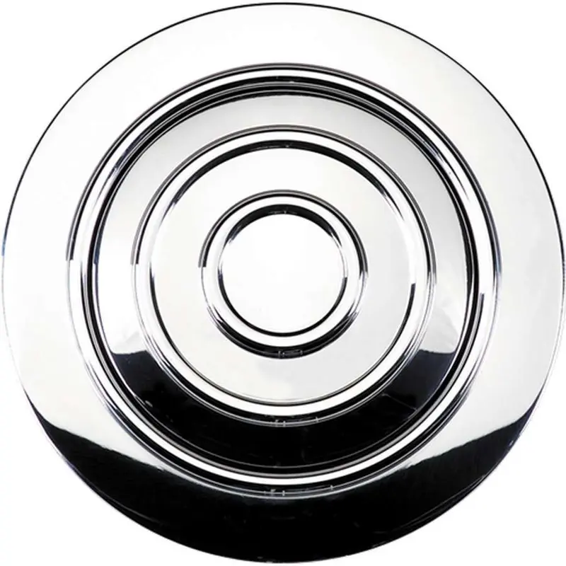 Billet Specialties 32925 Large Banjo-Style Polished Horn Button 1