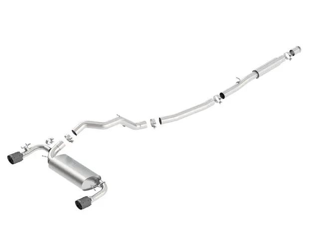 Borla 140702Cfba S-Type Cat-Back Exhaust System – Stainless Steel, Aggressive Tone 1