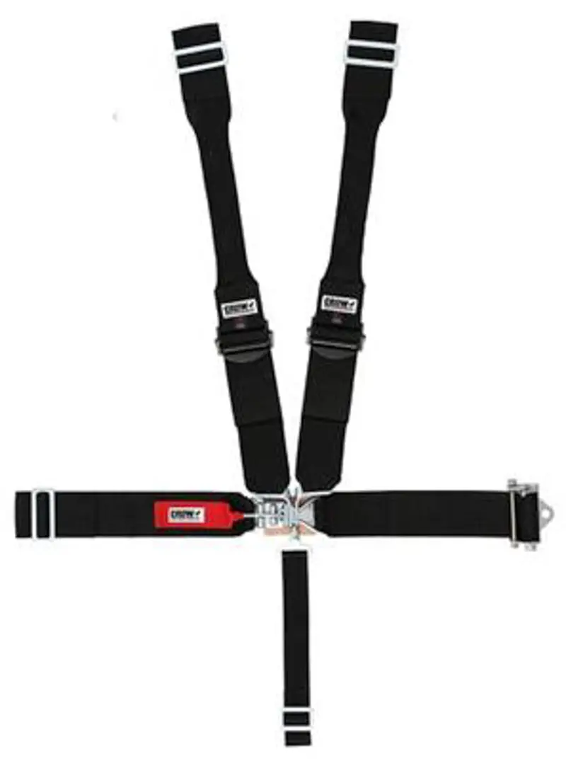 Crow Safety Gear 5-Point Ratchet Seat Belt – Left-Side Mount, 40084Prb 1