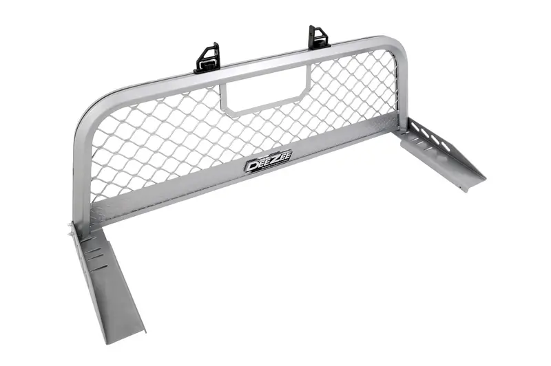 Dee Zee Dz95050R Heavy-Duty Aluminum Cab Rack – Silver Ultra-Mesh Design With Mounting Brackets 1