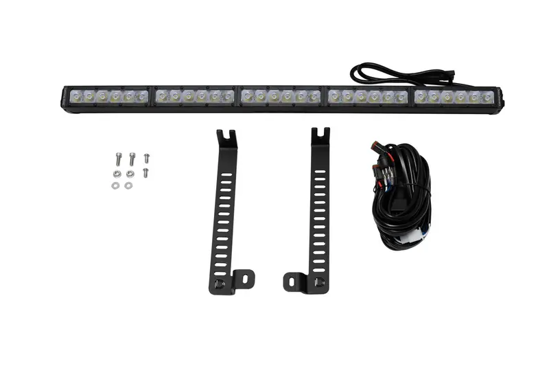Diode Dynamics Ss30 Stealth Single Light Bar Kit – White, For 2014–2019 Toyota 4Runner 1