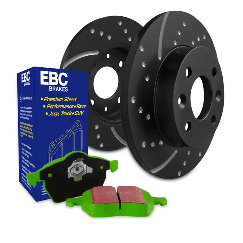 Ebc Brakes S10Kr1481 S10 Kits Greenstuff 2000 And Gd Rotors 1