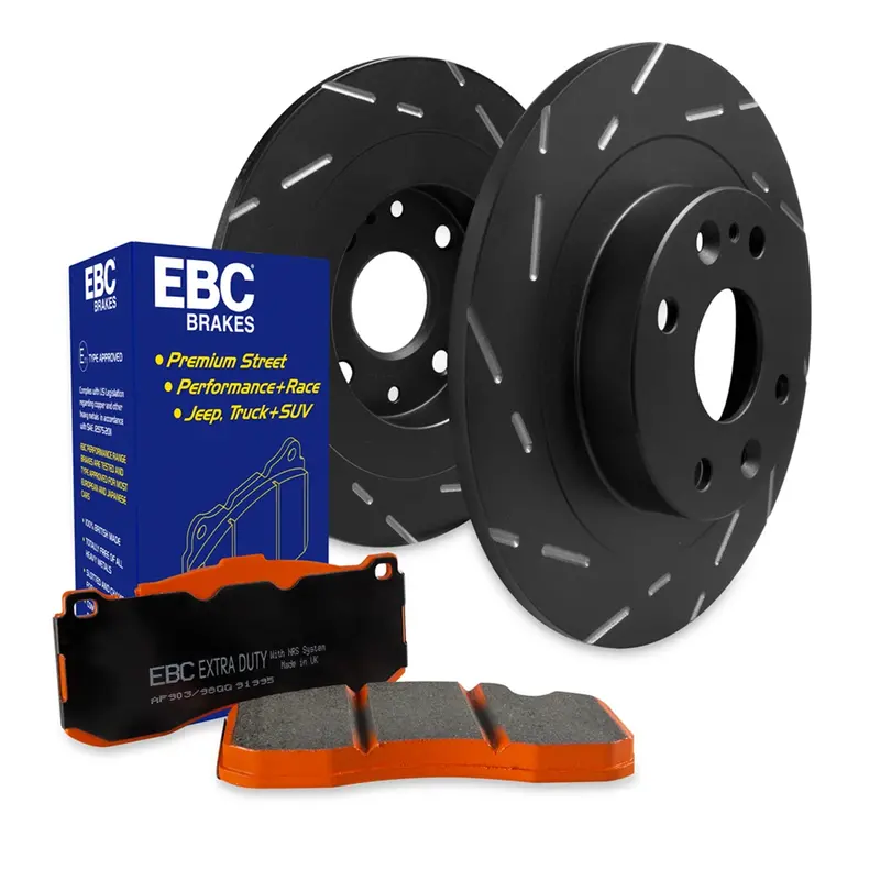 Ebc S15Kf1003 High-Performance Brake Kit – Extra-Duty Pads + Usr Slotted Rotors 1